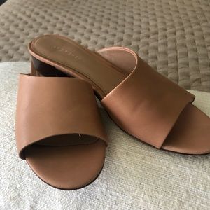 Leather Peep Toe Sandal FREE SHIPPING